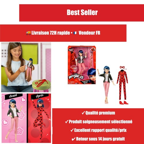 Poupée articulée ladybug - articulée,