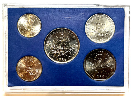 France franc 1986 rare - franc,