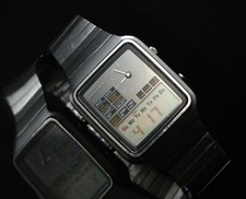 Seiko Rare Chronographe H127-5000 (1979) Lcd Dual Time Montre