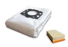 5 Sacs à Filtre + 1 pour Kärcher WD 6 Sac D'Aspirateur à Plis Plats WD6