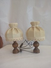 Lot de 2 lampes vintage en