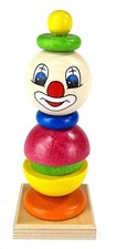 Jeu D 'em Pilage Clowny Hxlxp 6x16x6cm Neuf Jeu D'Encastrement Motricité Adresse