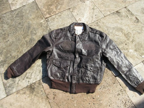 Veste pilote cooper cuir us - veste,