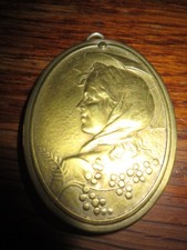 Pendentif Miroir Oval 19ième