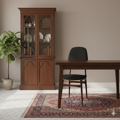 Chaise vintage tissu - chaise,