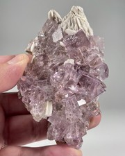 Top Fluorite gemme Violette sur Baryte - Berbes, Asturies, Espagne