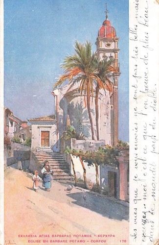 Corfou église sainte barbe - corfou, sainte-barbe.