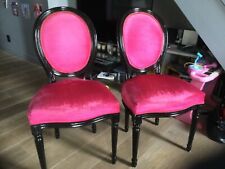 Chaises Louis Rose Fuschia Maisons du Monde