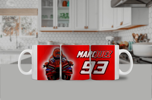 Mug marc marquez rouge et - marc,