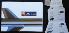 Suisse 1981 Vol commémoratif 50 ans Swissair - Luftpost 5 enveloppes en coffret
