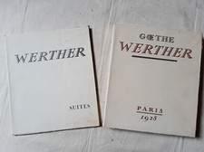 Werther, Goethe, illustré Auguste Leroux, Javal et Bourdeaux 1928 (ex. num.)