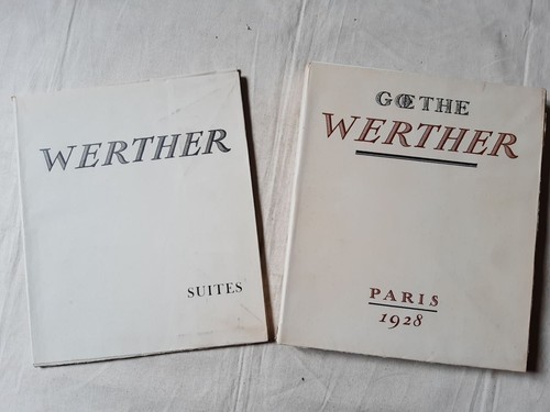 Werther goethe illustré - werther,, goethe,
