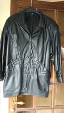 Manteau en cuir agneau - ,