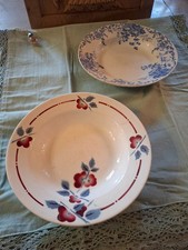 2 assiettes creuses anciennes