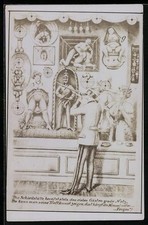 Photo Postale Homme Devant Un