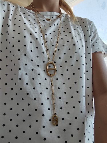 Collier sautoir mailles - sautoir,