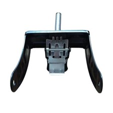 Pour chariot 7 pouces roue pied de fourche métal pour chariot pliant et chariot