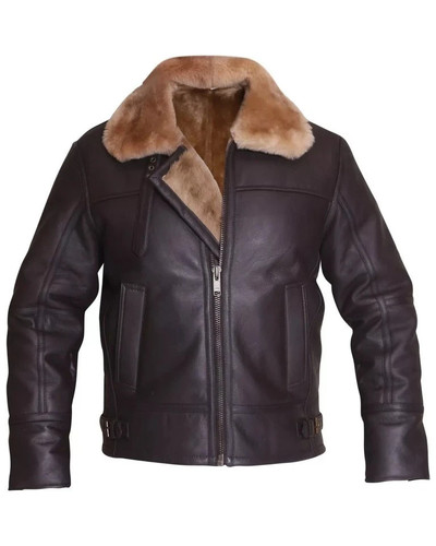 100 sheepskin leather jacket - sheepskin,