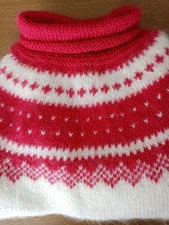 PULL MOHAIR JACQUARD NEUF FAIT
