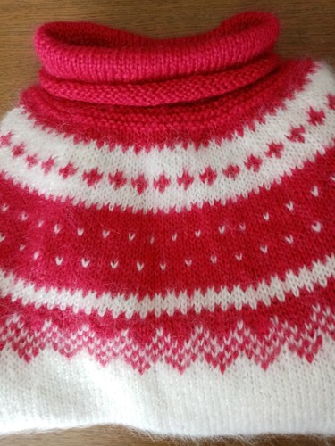 Pull mohair jacquard neuf - jacquard,