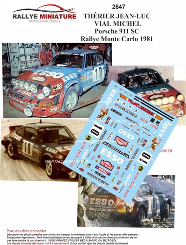 Decals ref 2647 porsche - decals,