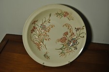 Plat creux ancien service Bleuet faience keller Guerin Luneville est France