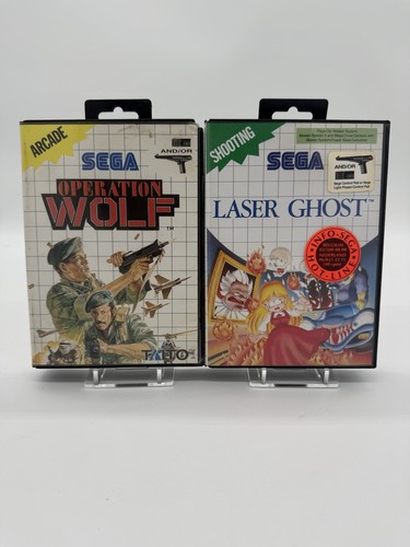 Laser ghost operation - +,