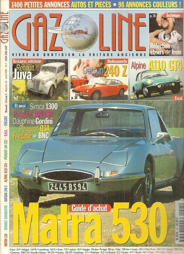 Gazoline matra 530 - 45, datsun