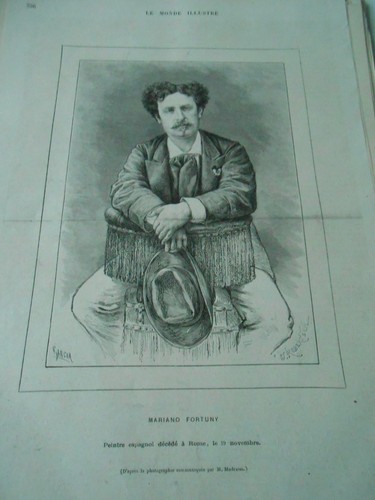 Gravure 1874 portrait de - portrait,