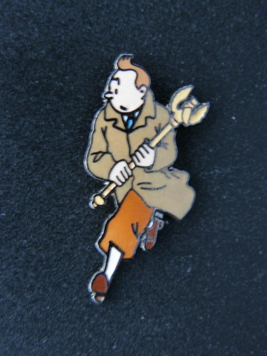 Pin tintin sceptre - pin's, &