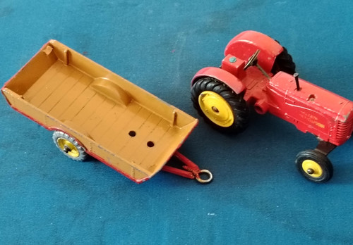 Dinky toys tracteur rouge - dinky,