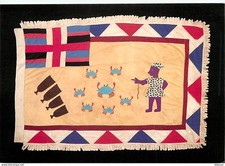 Art - Turquoise Crabs - Tapis Africain - Art d'Afrique Noire - Carte Neuve - CPM