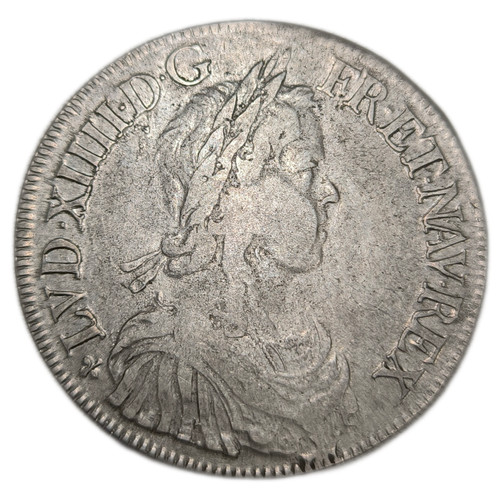 Louis xiv écu - à, mèche