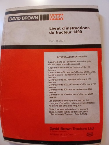 David brown case tracteur 1490 - tracteur,