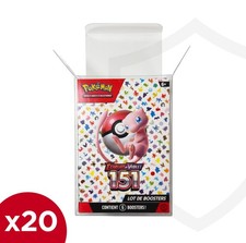 Protection PVC Bundle Pokémon – Étui Rigide Transparent x20