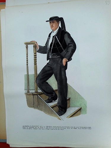 Bretagne costume breton - le,