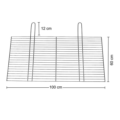 Rechange barbecue 100x60cm - rechange,