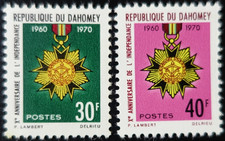 TIMBRES du DAHOMEY -