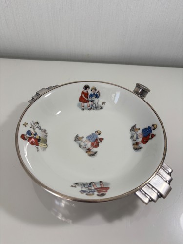 Ancienn assiette chauffante - , à