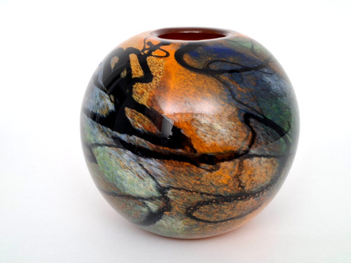 Vase boule contemporain - vase,