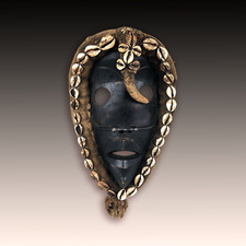 Masque Africain Bois Sculpté