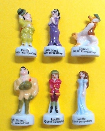 Lot 6 feves brillantes - 6,