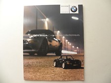 Catalogue BMW miniatures / modèles réduits collection 2001 / 2002