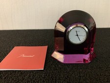 Pendulette améthyste en cristal de Baccarat