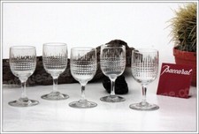 5 verres à porto cristal de