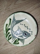 Céramique Petite Assiette Poisson à Identifier
