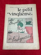 le petit vingtième 10 du 8 mars 1934 supplément du XXème couv Hergé RARISSIME