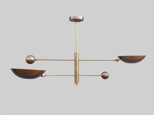 Lustre sputnik laiton antique - lustre,