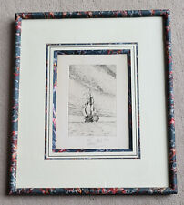 Gravure signée Paul Morin