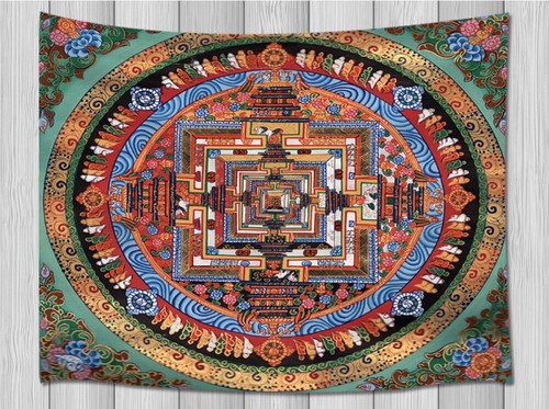 Tibetan buddhism tapestry - buddhism,